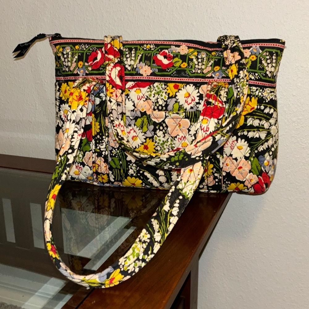 Vera Bradley poppy fields mini tote